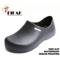 EIFAK ?‍??‍? Chef Shoes/ Kitchen Shoes /Shoes for Crews / รองเท้ากันลื่น / รองเท้าเชฟ รุ่น โรงแรมสีขาวรองเท้ากันลื่นร้านอาหาร Cook รองเท้าแตะลื่นครัวทำงานน้ำมันกันน้ำโรงพยาบาลรองเท้าสำหรับทำงานแบนรองเท้าเพื่อความปลอดภัย