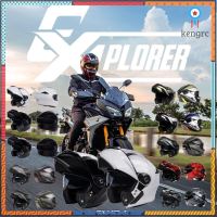 ใหม่!!หมวกกันน็อคยกคาง Bilmola Helmet รุ่น Explorer Flip-up ปี2020 แว่น2 ชั้น ถอดซักได้ รองรับการติดบลูทูธ flashsale ลดกระหน่ำ