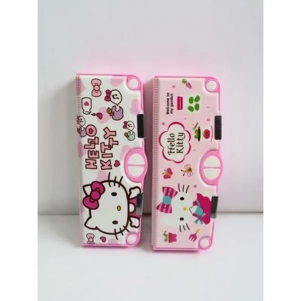 hello kitty pencil case with erase sharpener and scissor 9344