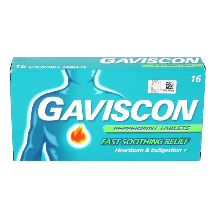 Gaviscon Heartburn & Acid Relief Tablet Lazada