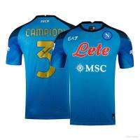 2022-2023 SSC Napoli Home Campioni Jersey Football Short Sleeve Tshirts Sports Tee Plus Size