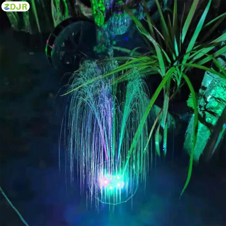 zdjr-น้ำพุพลังงานแสงอาทิตย์-led-กลมสีสันสดใสไฟหลากสีสันน้ำพุสำหรับใช้ในสวนลานสนามหญ้า