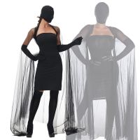 ™ Halloween vampire mysterious masked girl witch dress cloak cloak masquerade costume wholesale