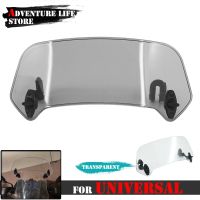 Motorcycle Adjustable Windscreen Wind Deflector Spoiler Extension Windshield For BMW KAWASAKI YAMAHA HONDA SUZUKI R1200GS LC ADV