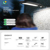 Lanlan Ip65โคมไฟติดผนังพลังงานแสงอาทิตย์ Led กันน้ำ,ไฟถนนนอกอาคารเหนี่ยวนำร่างกายมนุษย์สำหรับตกแต่งระเบียงบนถนนในสวน