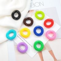 ✳✽ 10PCS/Lot New 2.5 cm Elastic Hair Bands Scrunchie Headwear Colorful Rope Spiral Shape Hair Ties Gum Hair Styling Braiding Tools