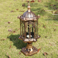 Landscape Lighting outdoor garden pillar lamp retro chapiter residential foco led exterior Waterproof Villas Garden Porch Home