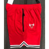 Hot 【hot pressed】nba shorts Chicago Bulls red 2201 basketball shorts