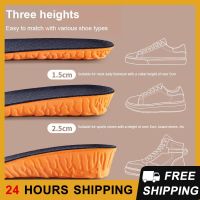 Height Increase Insoles For 1.5-3.5 CM Up Invisiable Deodorant Breathable Soft Cushion Shock Absorption Orthopedic Shoes Pads