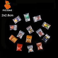 Color Printing Mini Mix Match Accessorie Zipper Storage Reseal Plastic Packing PE Bag Food Jewelry Powder Coin Ring Card Granule