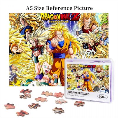 Dragon Ball Z Super Saiyajin 3 Wooden Jigsaw Puzzle 500 Pieces Educational Toy Painting Art Decor Decompression toys 500pcs