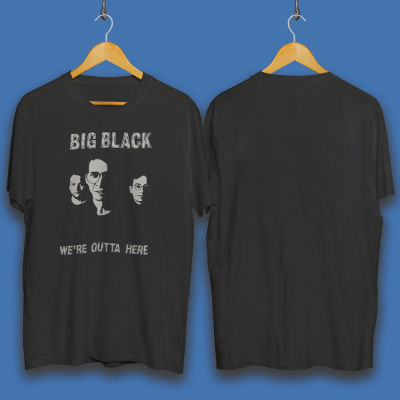 BIG BLACK Were Outta Here 1987 T-shirt New