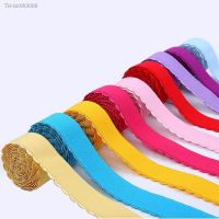 ┅☄☼ 5Yards 2.5cm Width Multicolor Elastic Band Lace For DIY Handmade Sewing Craft Underwear Bra Decor Clothes Pants Material