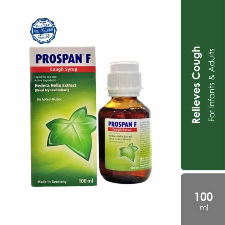 Alpro Pharmacy Prospan F Cough Syrup 100ml For Infants & Adults Lazada