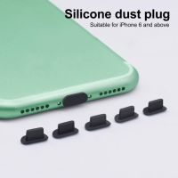 10 piece set of silicone wear resistant mobile phone usb charging port Samsung Xiaomi Huawei tablet dust plug for iPhone AirPods