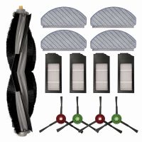 Sweeping Robot Main Brush Side Brush HEPA Filter SpareeParts Kit Compatible for Ecovacs X1 X1 Plus T10 Vacuum Cleaner Accessories