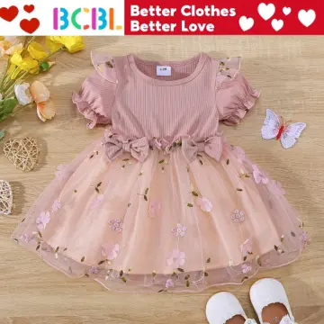 ZHAGHMIN Baby Dresses 0-3 Months Toddler Girls Sleeveless Sundress Floral  Prints Dress Princess Dress Clothes Kids Holiday Sweater Girls Dress With  Jacket Fan Dress Baby Girl Dresses 6-9 Months Litt - Walmart.com