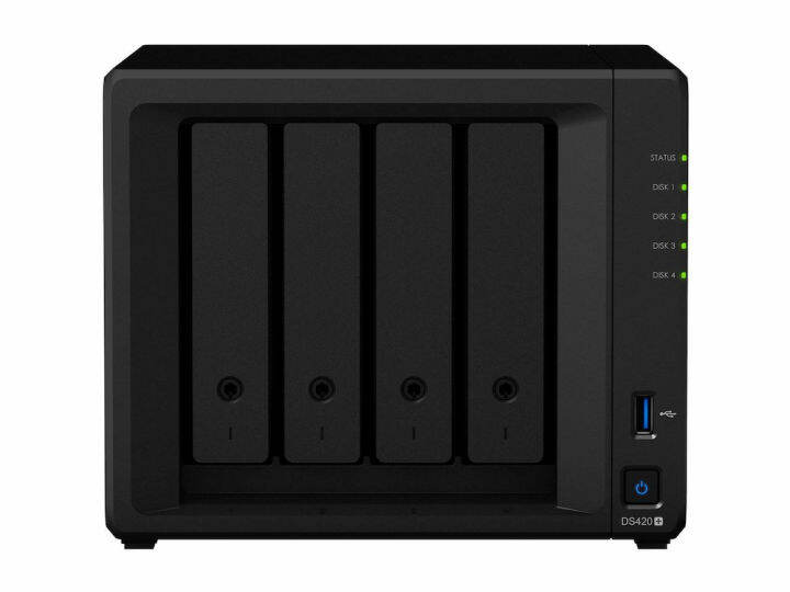 Synology DiskStation DS420+ Network Attached Storage Drive (Black