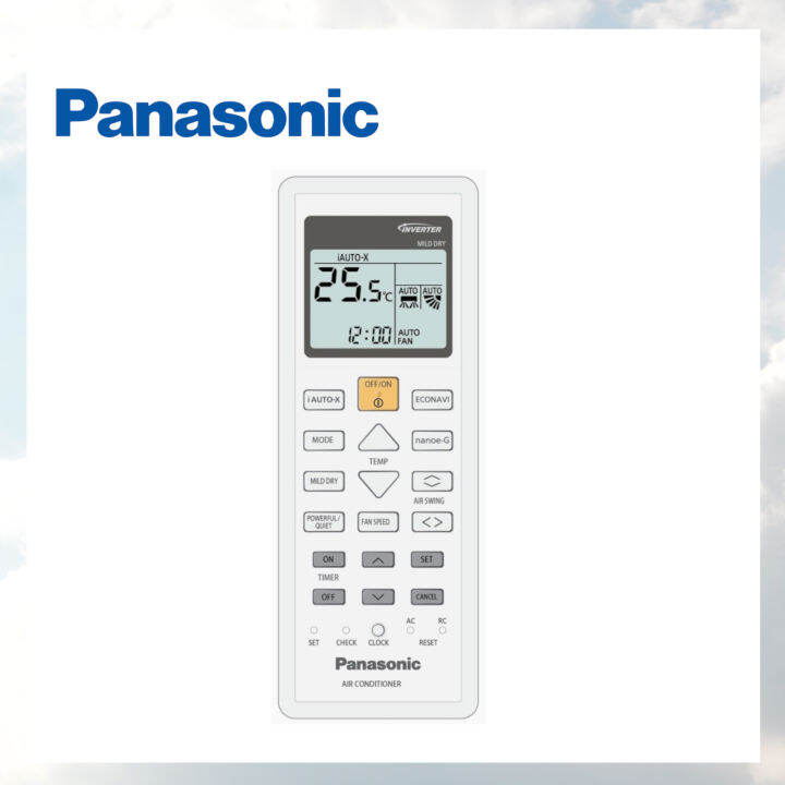 AIR CONDITIONER REMOTE CONTROL REPLACEMENT FOR PANASONIC INVERTER Lazada