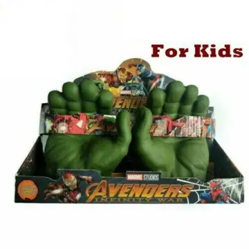 Marvel Avengers Gamma Grip Hulk Fists Foam 1 Pair for sale online