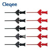 Cleqee P5003มินิ Smd Ic คลิปตะขอทดสอบจัมเปอร์ชุดหัวทดสอบลอจิกวิเคราะห์ Grabber เชื่อมต่อสายจูงสุนัขทดสอบ Dupont 30V/5a