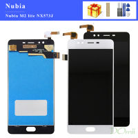 จอ LCD แท้5.5 "สำหรับ ZTE Nubia M2 Lite อะไหล่หน้าจอ LCD สำหรับ ZTE M2lite NX573J จอสัมผัส LCD หน้าจอดิจิตอลเปลี่ยนโทรศัพท์