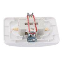 220V / 16A 118x80mm EU Double Ground Socket เต้าเสียบไฟฟ้าอุตสาหกรรมในครัวเรือน░