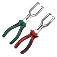 Fuel Line Clip Pipe Plier Disconnect Removal Tool Car Hose Clamp Plier Angled Clip Plier Tube Bundle Removal Repair Tool