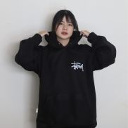 áo stussy unisex basic hoodie nỉ bông