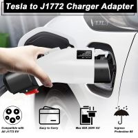 อะแดปเตอร์ EV สำหรับ Type 1ถึง TESLA Convertor J1772เชื่อมต่อที่ชาร์จเร็ว Tesla EVSE สำหรับรุ่น S X Y 3รถยนต์ไฟฟ้าอุปกรณ์เสริม