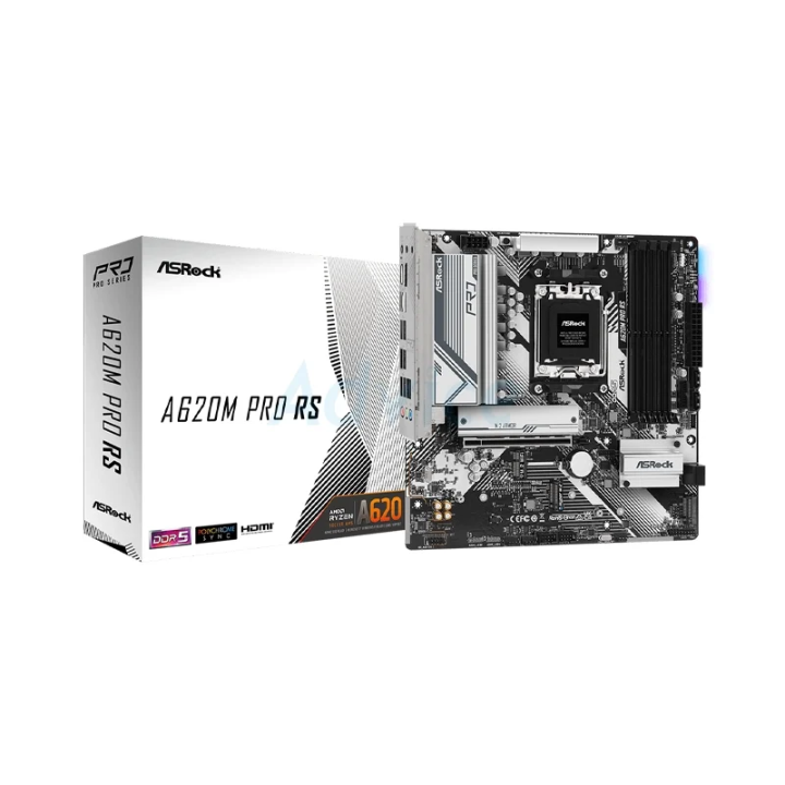 MAINBOARD (AM5) ASROCK A620M PRO RS DDR5 Lazada.co.th
