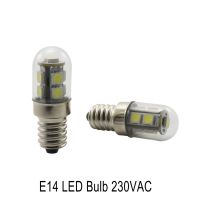 [HOT QQZIWWUJJWG 104] 2วัตต์ E14หลอดไฟ LED 230VAC กลางคืนสปอตไลข้าวโพดจี้ตู้เย็นตู้เย็นแสง