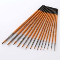 【CW】 Extremely Thin Paint Brushes Wool Watercolor Gouache purpose Painting