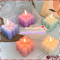 FinDee เทียนหอมรูปรูบิค เทียนหอมมินิมอล ใช้ตกแต่ง ขนาดน่ารัก 6*6cm Scented candles