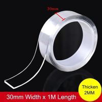 Nano Tape  2mm Thicken Double Sided Transparent Reusable Waterproof Kitchen Bathroom Home Decoration Adhesive Monster Tape 1CS