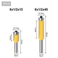 1PC 8MM Shank Milling Cutter ไม้แกะสลักบิตรอบขอบขึ้นรูปชุดบิตเราเตอร์－8－Shank Woodworking Cutter Fillet Knife