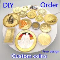 【YD】 Custom coins custom-made glossy commemorative customized company coin production order coins