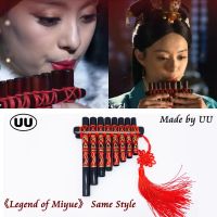 UU Pan Flute Flauta 8 Pipes Panpipes ABS Plastic Chinese style PanFlute Handmade Kids DIY Pan Pipe Woodwind Musical Instruments