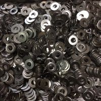 50/25Pcs Titanium Washer Black Gasket For Gaskets M2 M2.5 M3 M4 M5 M6 M8 M10 DIN125 Plain Flat Washers Ti Alloy GR2 TA2 Polished