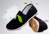 Giày vải đế kếp siêu bền dành cho cả nam và nữ, size từ 35-45 đen thumbnail