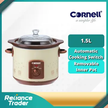 CSC-E40PC 4 Litre Purple Clay Digital Slow Cooker - Cornell Appliances