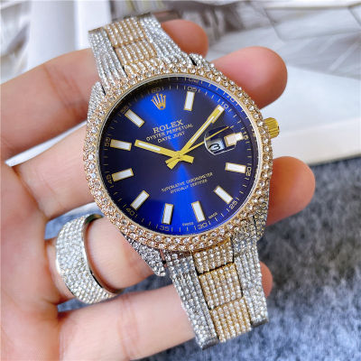 (6รุ่น) นาฬิกาสำหรับผู้ชาย,นาฬิกาควอตซ์สำหรับผู้ชายคุณภาพสูงนาฬิกาข้อมือลำลองธุรกิจนาฬิกาสไตล์เพชรสำหรับผู้ชาย