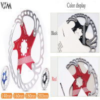 NEWBicycle ชิ้นส่วนลอยดิสก์เบรกเบา MTB ผ้าเบรคหกหลุมดิสก์เบรกโรเตอร์140160180203มิลลิเมตรซุปเปอร์กระจายความร้อน