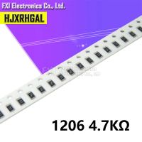 100PCS 1206-4.7K 1206 SMD Resistor  4.7K ohm chip resistor 0.25W 1/4W 4K7 472 new original