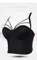 【hot】 halter vest womens shaping bra underwear with steel ring back can be worn everyday