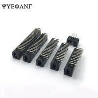 10PCS 2.54mm DC3 6/8/10/14/16/20/26/30/34/40Pin ISP Right Angle Male Pin IDC JTAG Socket Box Header Connector