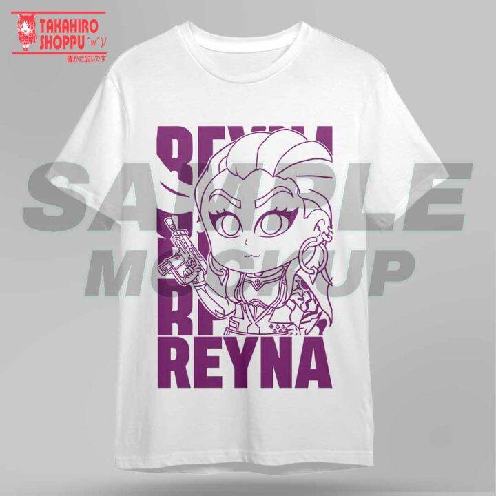 Baju Kaos Anime Valorant Chibi Outline Reyna Print Dtf Lazada Indonesia