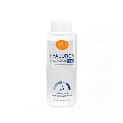 SOS Hyaluron pH Balancing Toner 50ml.โทนเนอร์สูตรไฮยาลูรอน( ขนาดพกพา )