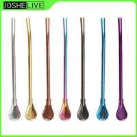 Pipette Scoop 7 Inch Detachable Stirring Spoon 304 Stainless Steel Juice Residue Drinking Straw Kitchen Accessories High Guality Specialty Glassware