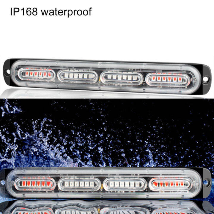 จัดส่งเร็ว-ไฟ-led-แสงไฟแฟลชเตือนฉุกเฉินสำหรับรถพ่วงรถบรรทุก24smd-12v-24v-strobos-ออโต้ไดโอดสีเหลืองสีขาวโคมไฟกระพริบ